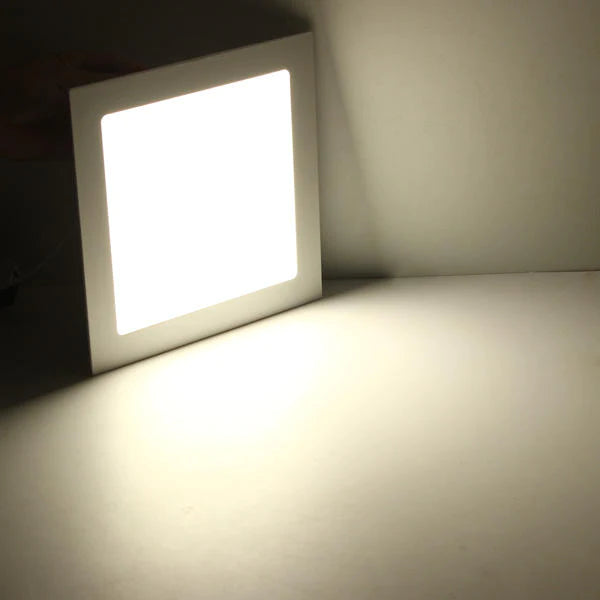 18W Ultra Thin Dimmable LED Panel Light - Energy-Saving Square Ceiling Fixture