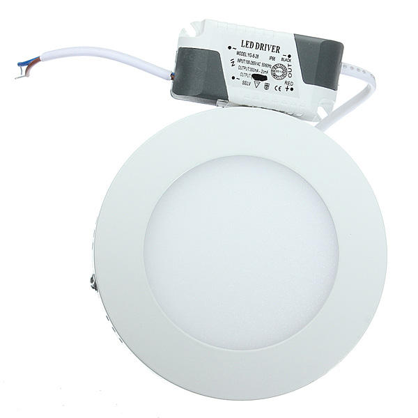 9W Round LED Panel Ceiling Down Light Lamp - AC 85-265V Energy Efficient Lighting