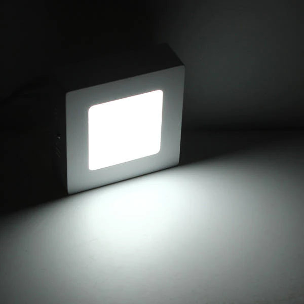 9W Square LED Panel Light for Wall/Ceiling Mount, AC 85-265V