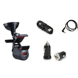 Car Hands-Free FM Transmitter & 360 Degree Rotation Phone Holder