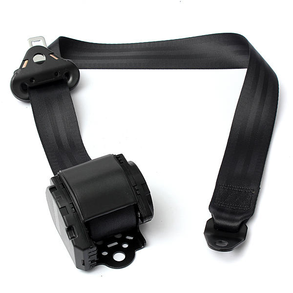 Universal Retractable 3-Point Car Safety Seat Belt Kit