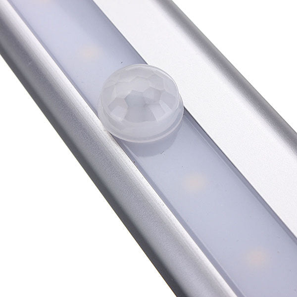 10 LED PIR Motion Sensor Light for Cabinet, Wardrobe, Bookcase, and Stairway