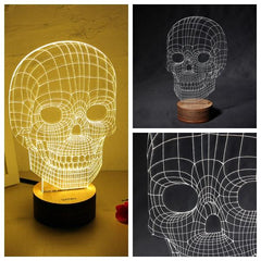 3D LED Night Light - Small Table Lamp for Holiday & Valentine's Day Decor