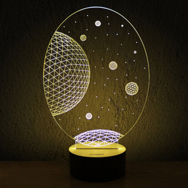 3D LED Night Light - Small Table Lamp for Holiday & Valentine's Day Decor