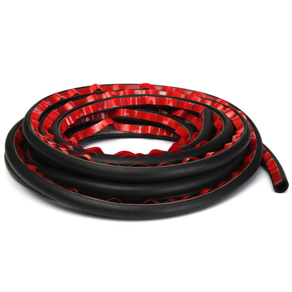 5M Small D Shape Rubber Seal Weather Strip for Car/Truck/Motor Door, 10x7.5mm