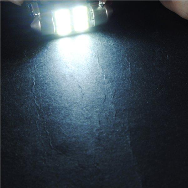 31MM 6SMD Canbus Error-Free White LED Interior Dome Light Bulb for Cars