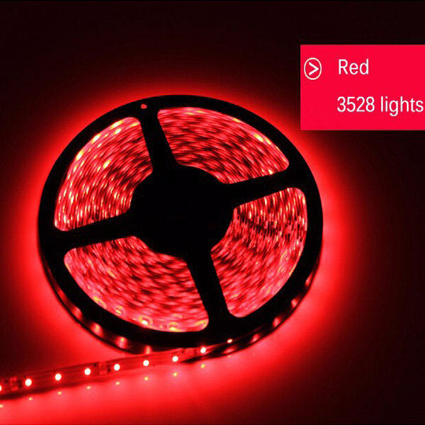 5M 300 LED Waterproof Car Decoration Strip Light, 12V, Four Colors