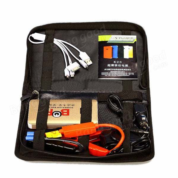 12V Car Jump Starter 400A 8000mAh Red Emergency Battery Booster Power Supply