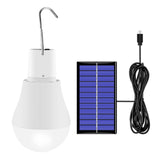 Rechargeable Waterproof LED Bulb, Energy-Saving IP20 Solar Light for Yard, Hiking, Patio, Camping, Emergency