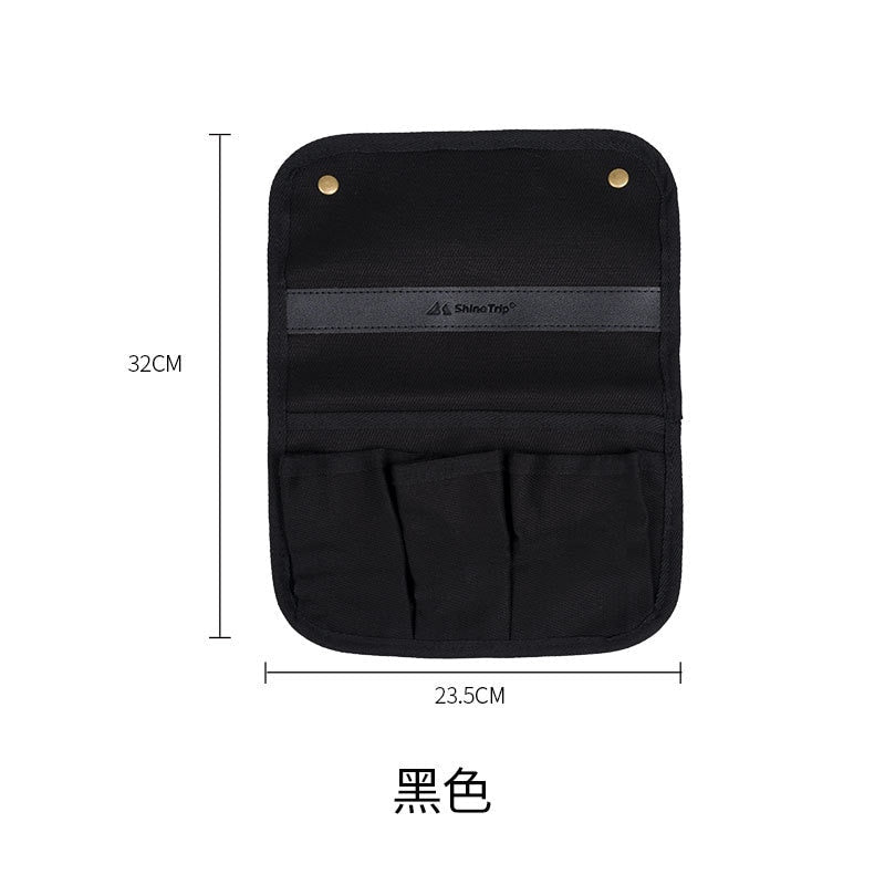 Outdoor Camping Kermit Chair Armrest Hanging Bag - Multifunctional Portable Storage Solution