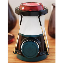 Rechargeable LED Camping Lantern, 2000mAh with Magnet Base, Flashlight for Hiking and Emergency Light