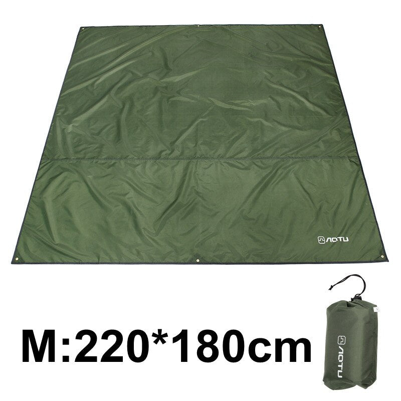 Lightweight Waterproof Outdoor Mat - Oxford Cloth Sun Shelter Tarp Blanket for Camping, Picnic, Hiking, BBQ, Party