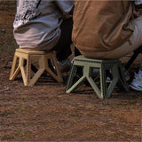 Plastic Multi-Purpose Folding Step Stool - Portable, High Load-Bearing for Adults & Children, Ideal for Camping & Outdoor Use