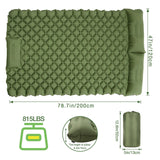 Ultralight Inflatable Camping Sleeping Pad Mat - Portable Travel Air Mattress for Tent, Hiking, Trekking, Folding Bed