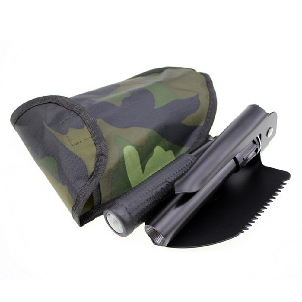 Multi-Function Folding Military Shovel - Outdoor Survival, Camping, and Garden Tool