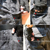 Men's Summer Tactical Cargo Shorts - Multi-Pocket Military Hiking Clothes