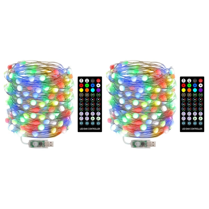 LED Color Changing Outdoor Rope Lights - Waterproof Tube String Strip for Bedroom, Gardens, Camping, Christmas