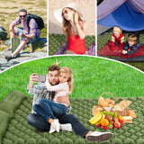 Ultralight Inflatable Camping Sleeping Pad Mat - Portable Travel Air Mattress for Tent, Hiking, Trekking, Folding Bed