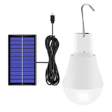 Rechargeable Waterproof LED Bulb, Energy-Saving IP20 Solar Light for Yard, Hiking, Patio, Camping, Emergency