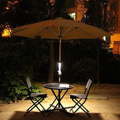 28 LED F5 Straw Hat Lamp - Battery Powered Portable Camping Tent & Umbrella Pole Light for Outdoor Emergency