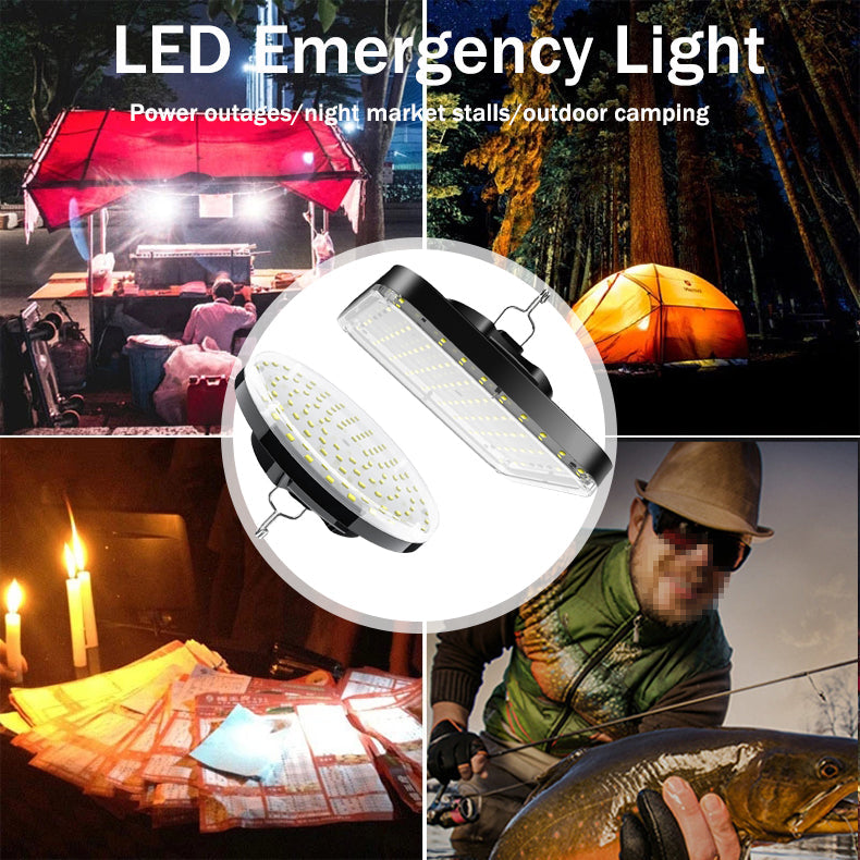 Portable High-Power LED Rechargeable Emergency Light for Camping, Home, Night Market, Fishing, Job Maintenance, Floodlight