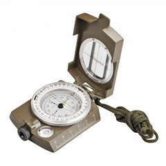 Professional Military Waterproof Metal Compass with Clinometer for Camping, Hiking, Climbing, and Outdoor Sports