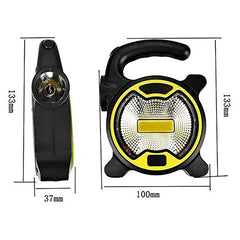 Portable LED Work Lamp: Waterproof, Rechargeable Emergency Lantern & Floodlight for Outdoor Hiking & Camping