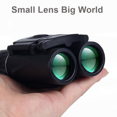 40x22 HD Binoculars 2000M Long Range Folding Mini Telescope BAK4 FMC Optics for Hunting, Sports, Camping, Travel