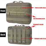 Molle Military EMT Tactical Pouch Bag - Outdoor Emergency Pack for Camping, Hunting, Medical, Utility, EDC Multi-tool Kit