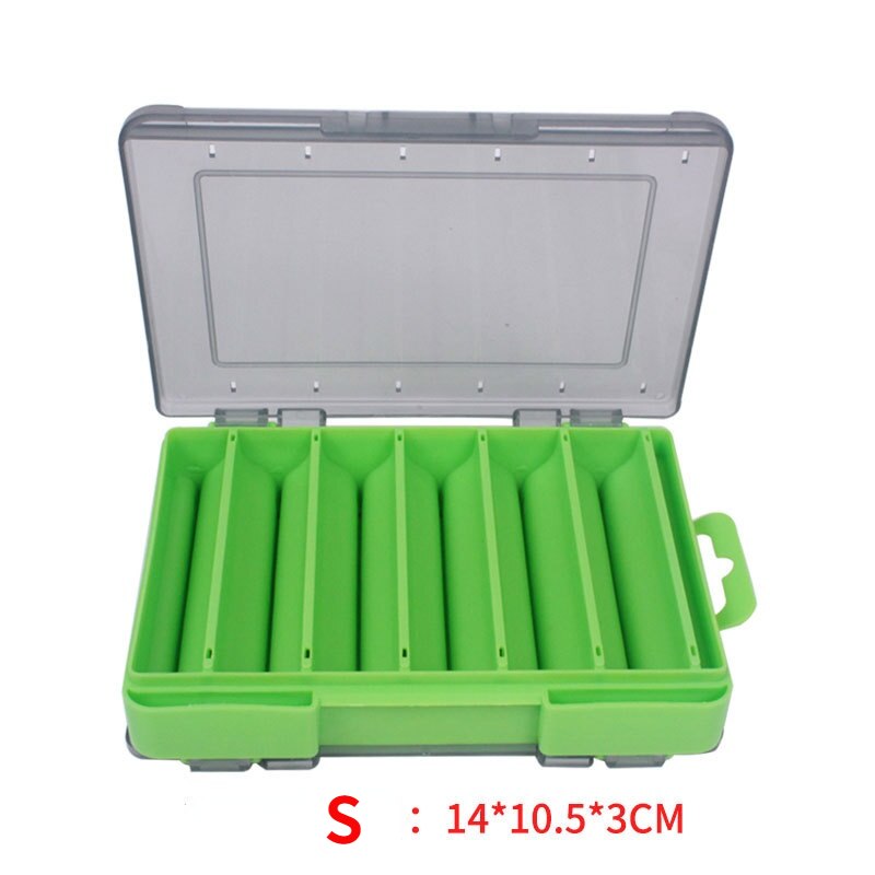 14-Compartment Waterproof Double-Sided Fishing Lure and Tackle Storage Box