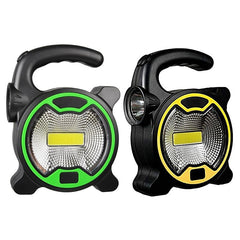 Portable LED Work Lamp: Waterproof, Rechargeable Emergency Lantern & Floodlight for Outdoor Hiking & Camping