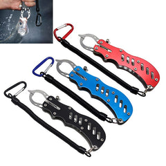 Stainless Steel Fishing Pliers & Fish Lip Gripper - Hook Remover & Controller Clamp - Essential Fishing Accessories