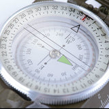 Professional Military Waterproof Metal Compass with Clinometer for Camping, Hiking, Climbing, and Outdoor Sports