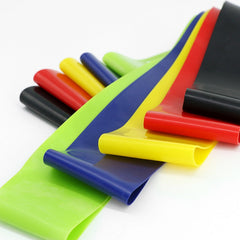 Yoga Resistance Bands - Indoor/Outdoor Fitness Equipment for Pilates, Training, and Workouts - Elastic Bands Accessories