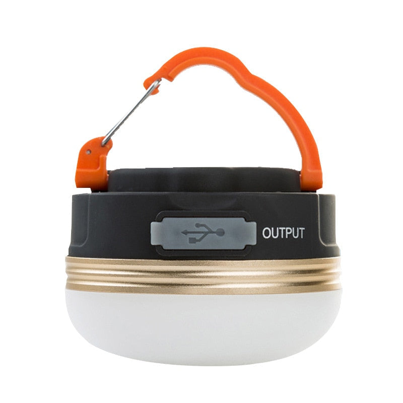 5W LED Camping Lantern - Mini Portable, USB Rechargeable, Outdoor Hiking & Night Tent Light