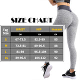 Butt Lifting Scrunch Leggings for Women - High Waisted Seamless Push Up Running Pants