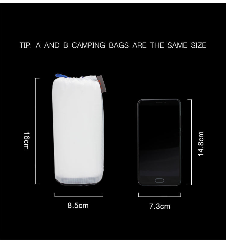 Upgrade Ventilated Moisture-Proof Sleeping Bag Cover - Warm, Clean Inner Liner Bivy Bag
