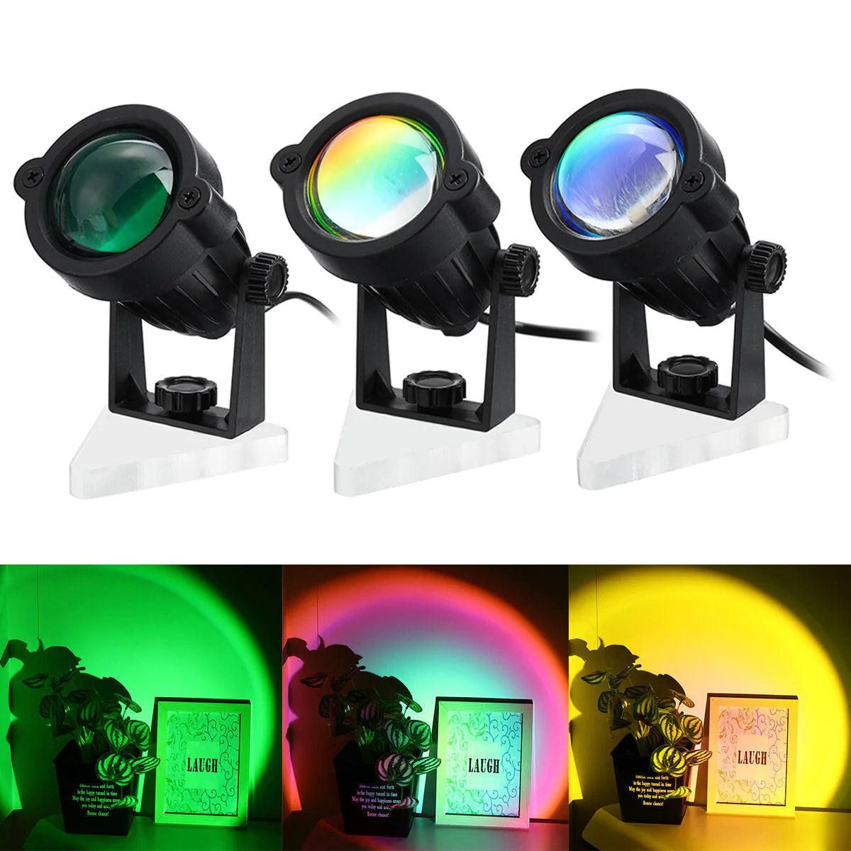 Anti-Glare LED Rainbow Light for Modern Home Wall Decoration - Enhance Visual Experience