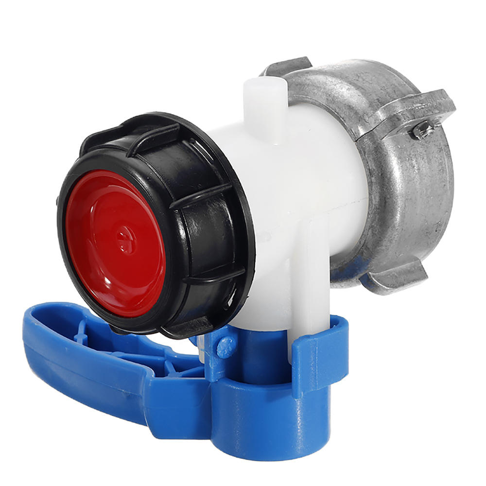 Universal Hose Connector Tap Shut Off Valve - Garden Accessories, Coarse Thread Tote Tank Adapter, Butterfly Valve Fitting for Home