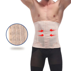 Schlankheitsgürtel für Herren: Elastisches Body-Shaper-Korsett zur Bauch- und Bauchkontrolle