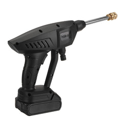 Cordless Electric High Pressure Washer Car Cleaner with Water Spray Gun and Hose, Includes 1/2 Battery