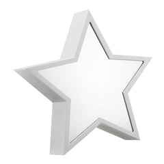 Creative Cute Star Mirror Lamp - LED Tunnel Night Light for Kids, Gift, Atmosphere Light, White/Warm White