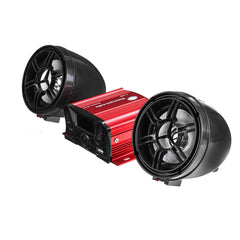 12V Bluetooth Motorcycle Audio Speaker System with Alarm and MP3 Player