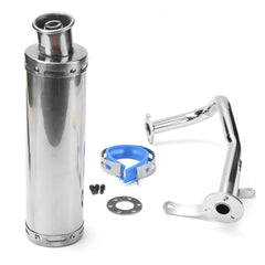 High-Performance Stainless Steel Scooter Exhaust Muffler 88x300mm