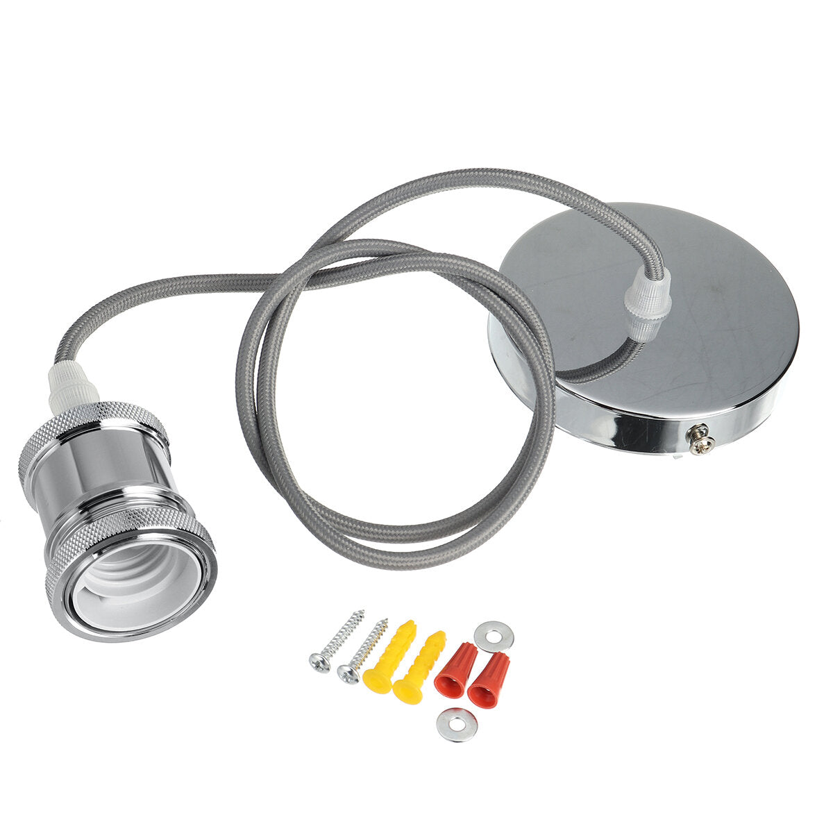 Retro Vintage Industrie Pendelleuchte Halter - Deckenleuchte Glühbirne Adapter Fitting AC220V