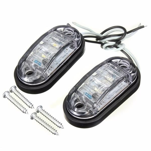 12V/24V Side Marker Lights for Car, Truck, and Trailer