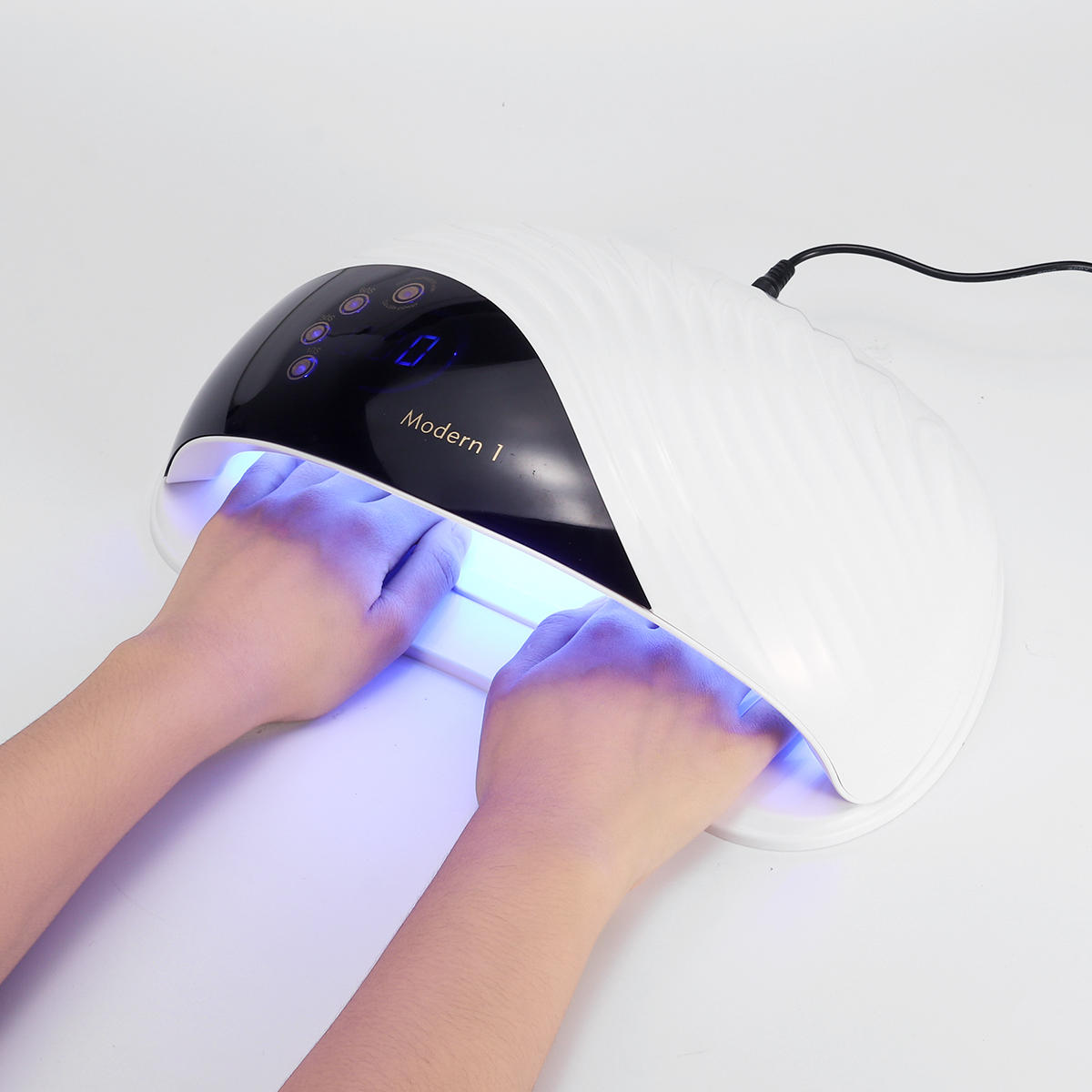 300W High Powered LED UV Nail Lamp Dryer with Quick Sensor, Polish Gel Compatible, AC100-240V