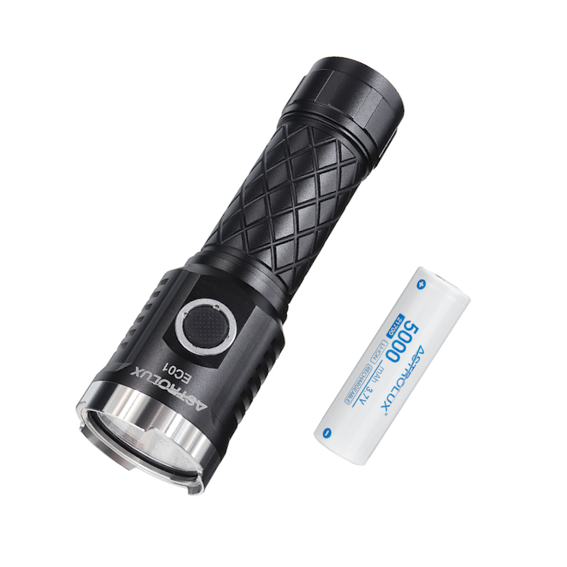 3500LM Anduril UI USB-C Rechargeable EDC Flashlight with 5000mAh 15A 21700 Battery