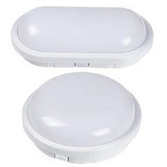 15W 30 LED Moisture-Proof Outdoor Wall Light, Bathroom Ceiling Lamp, Cool White