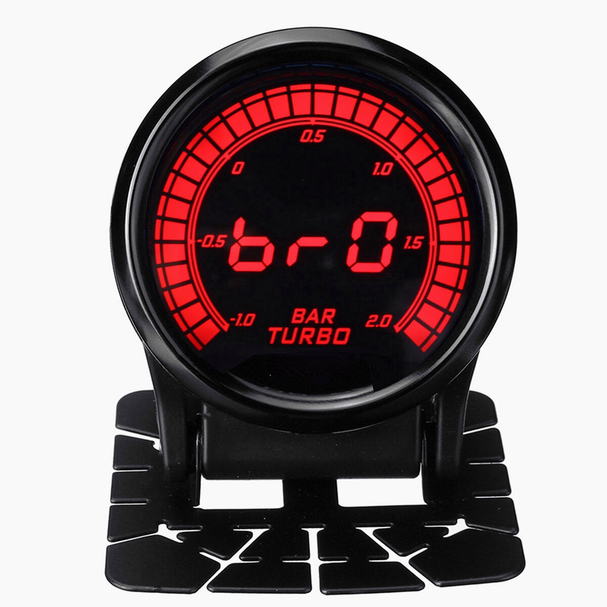 52mm Car Turbo Boost Pressure Gauge Meter Digital LED Display with Sensor, 2 BAR